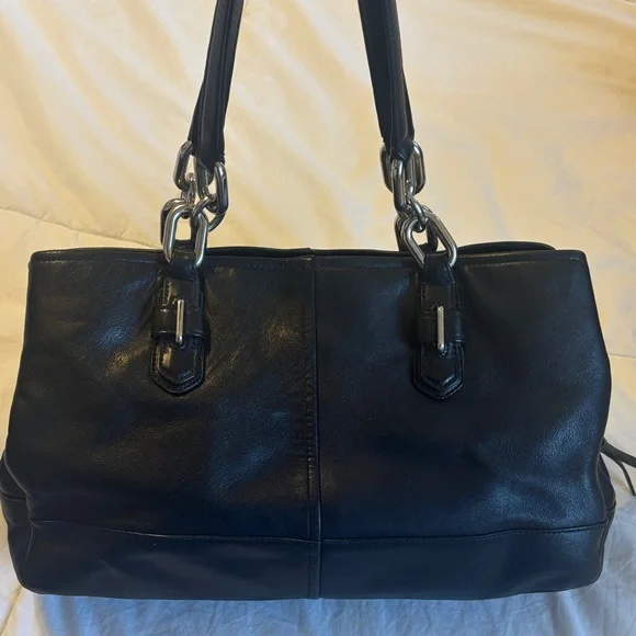 Coach Chelsea Jayden black Leather Handbag - Picture 7 of 7